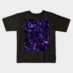 Purple nebula Kids T-Shirt